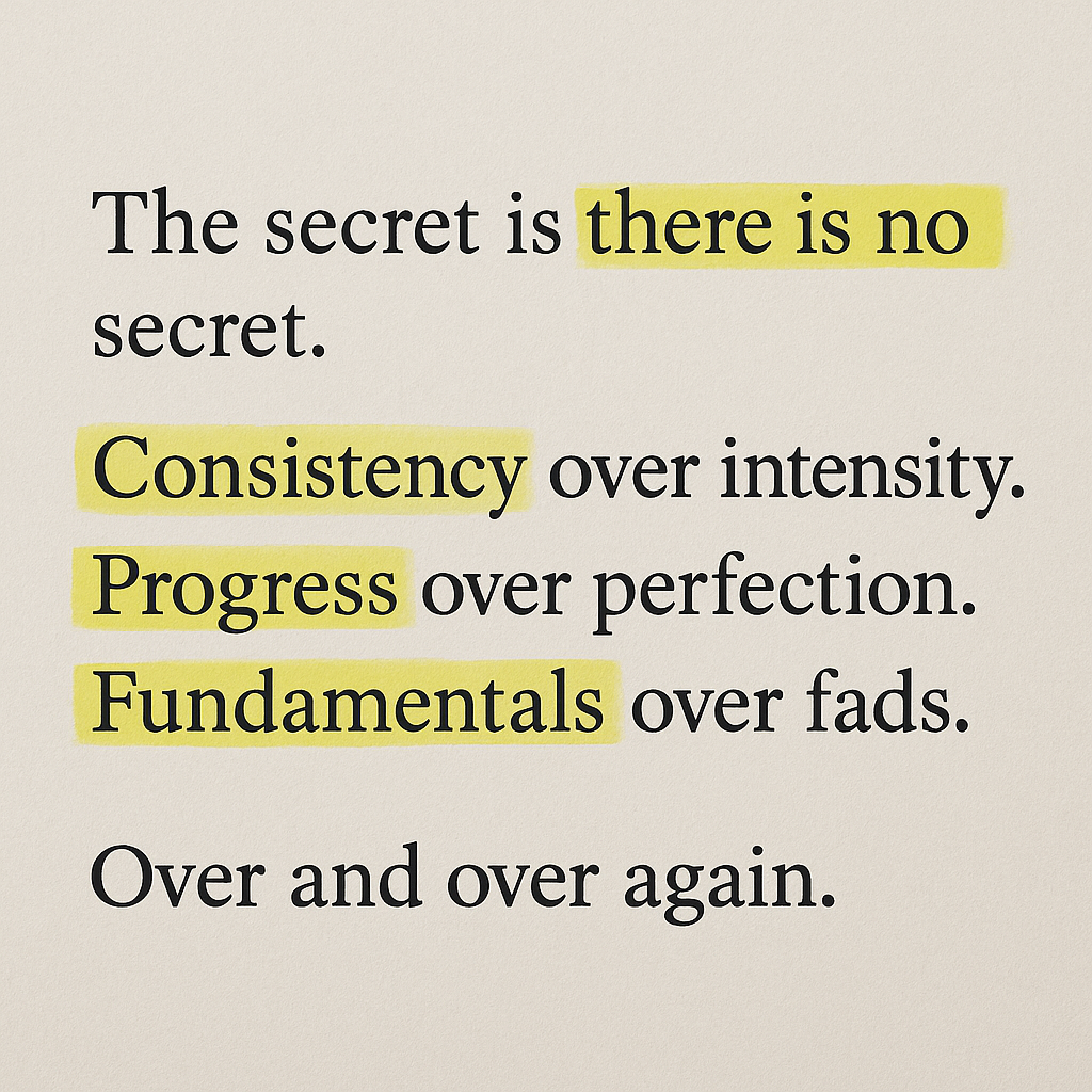 The secret is there is no secret